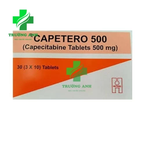 Capetero 500 - Thuốc điều trị ung thư đại trực tràng, ung thư vú